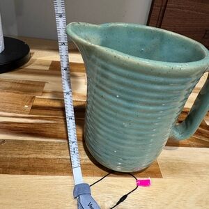 Green Ceramic Pitcher